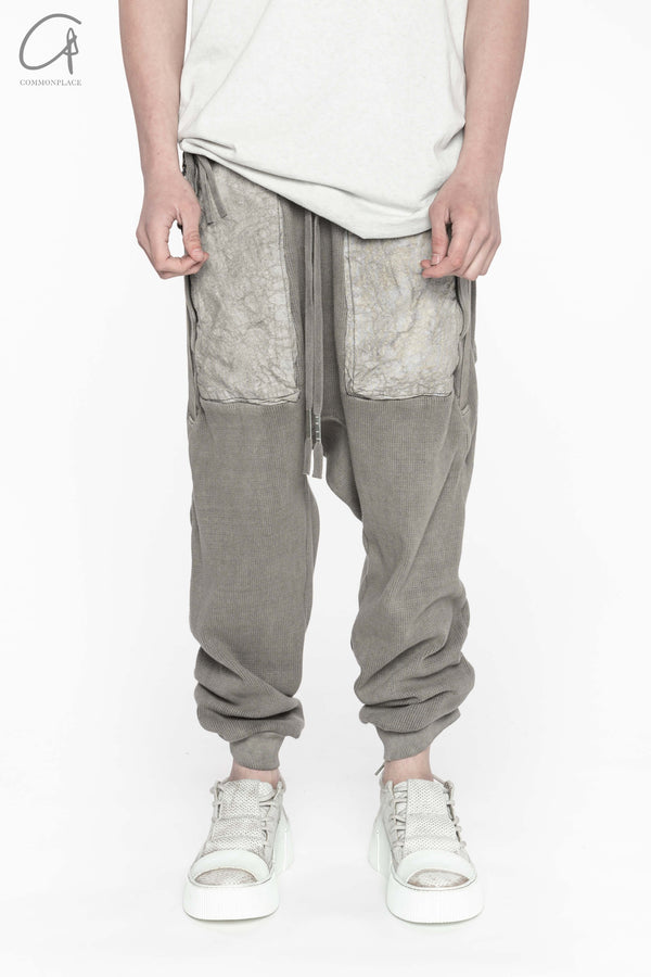 Boris Bidjan Saberi functional 8-point sports casual pants P18 series F0406C-HUIZONG gray brown